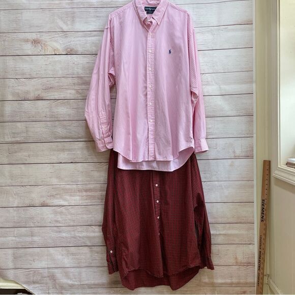 TWO RALPH LAUREN BLAKE LONG SLEEVE SHIRTS - Picture 1 of 11